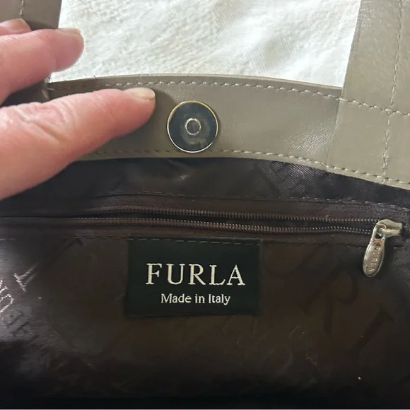 Furla grey purse. Women